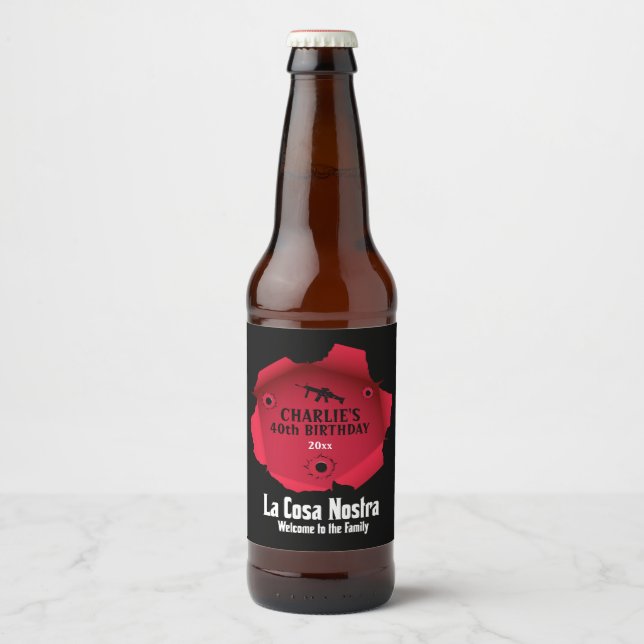 Rótulo Para Garrafa De Cerveja Partido da Magosta (Frente)