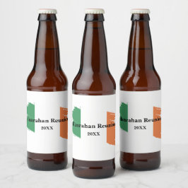 Rótulo Para Garrafa De Cerveja Partido Irlandês