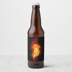 Rótulo Para Garrafa De Cerveja Patilha de Fogo