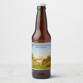 Rótulo Para Garrafa De Cerveja Personalizar a barra de Ouros artesanal do White S