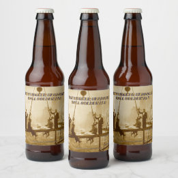 Rótulo Para Garrafa De Cerveja Personalizar Bola de Dor de Cabeça de Trabalhador
