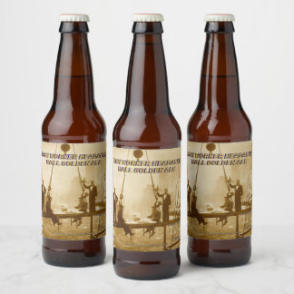 Rótulo Para Garrafa De Cerveja Personalizar o Ferro Trabalhador de Cefaleias da B