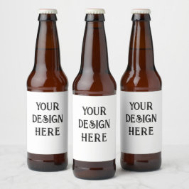 Rótulo Para Garrafa De Cerveja Personalizar ou Customizar