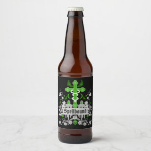 Rótulo Para Garrafa De Cerveja Posto Gótico Acessórios de Moda Punk