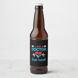 Rótulo Para Garrafa De Cerveja Presente de Enfermeira Enfermeira Não Posso Fica