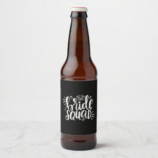 Rótulo Para Garrafa De Cerveja Presentes de Casamento | Esquadrão de noz