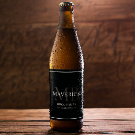 Rótulo Para Garrafa De Cerveja Presentes para Padrinhos - Lembranças de Casamento