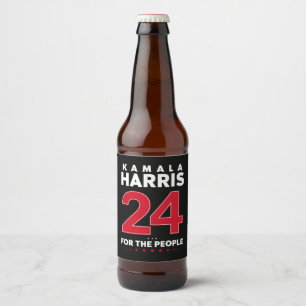 Rótulo Para Garrafa De Cerveja Presidente 47 Kamala Harris 2024 Apoio Senhora 