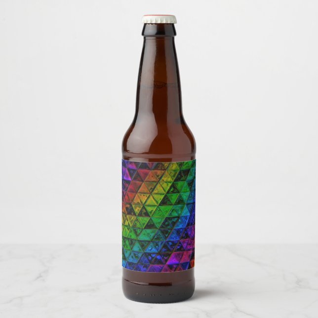 Rótulo Para Garrafa De Cerveja Pride Glass (Frente)