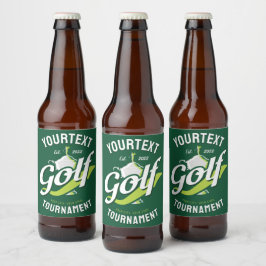 Rótulo Para Garrafa De Cerveja Pro Golfer TROFÉU NOME Torneio de Golfe