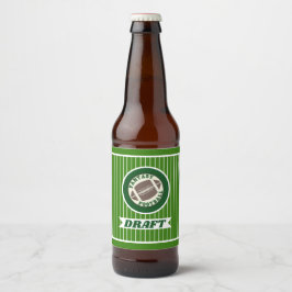 Rótulo Para Garrafa De Cerveja Projeto de futebol fantasia