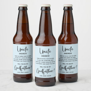 Rótulo Para Garrafa De Cerveja Proposta moderna de Marble Goddad