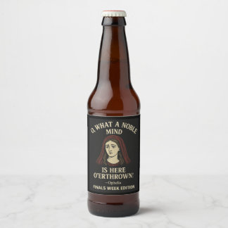 Rótulo Para Garrafa De Cerveja Que mente é derrubada
