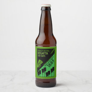 Rótulo Para Garrafa De Cerveja Regata do Rio Tâmisa Britânico