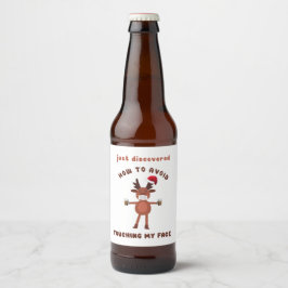 Rótulo Para Garrafa De Cerveja Reindeer: Como Evitar Tocar Face
