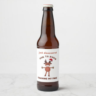 Rótulo Para Garrafa De Cerveja Reindeer: Como Evitar Tocar Face