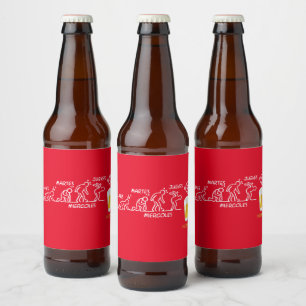 Rótulo Para Garrafa De Cerveja Revolução da cerveja