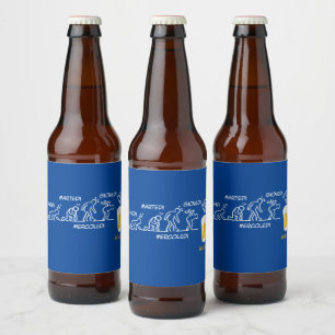 Rótulo Para Garrafa De Cerveja Revolução da cerveja