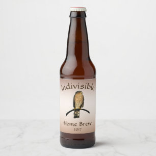 Rótulo Para Garrafa De Cerveja Rótulo de Aveia para Aves Marrons Castanhentas Ind