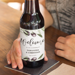 Rótulo Para Garrafa De Cerveja Rótulo de Cerveja de Casamento de Branch