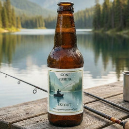 Rótulo Para Garrafa De Cerveja Rótulo de Cerveja de Escada De Pesca