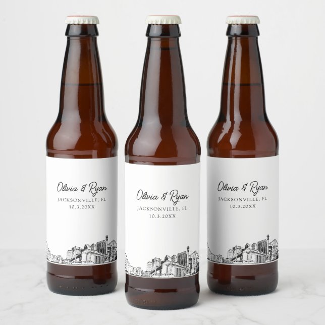 Rótulo Para Garrafa De Cerveja Rótulo de Cerveja Personalizado de Pontos Turístic (Garrafas)