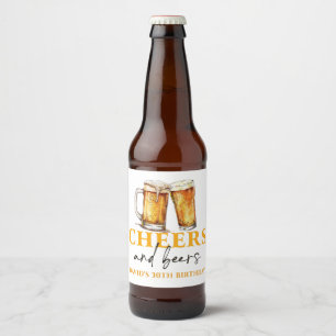 Rótulo Para Garrafa De Cerveja Rótulo de Vinho de Festa de aniversário para Cheer