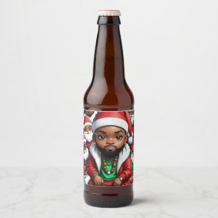 Rótulo Para Garrafa De Cerveja Rótulo do Frasco de Cerveja dos Papais noeis