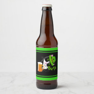 Rótulo Para Garrafa De Cerveja Rua, Gato do Dia do Patrick