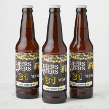 Saudações e Cervejas para 31 Anos de Aniversário R
