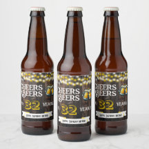 Saudações e Cervejas para 32 Anos de Aniversário R