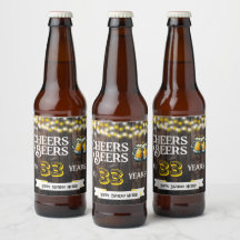 Saudações e Cervejas para 33 Anos de Aniversário R