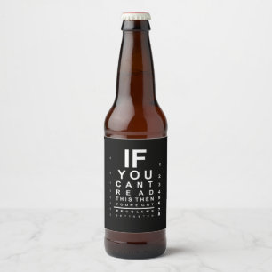 Rótulo Para Garrafa De Cerveja Se conseguir ler este gráfico de testes oculares 