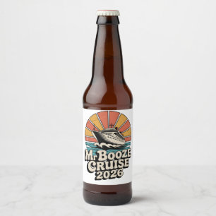 Rótulo Para Garrafa De Cerveja Senhor Cruzeiro de Bebidas 2026 Casais Retro Vinta
