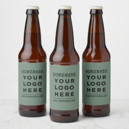 Rótulo Para Garrafa De Cerveja Site Caseiro Logotipo da Empresa Produto