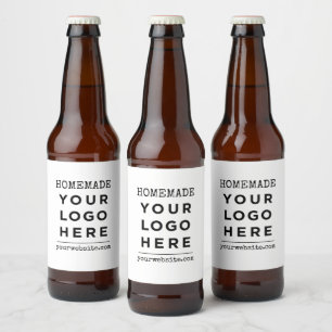Rótulo Para Garrafa De Cerveja Site Caseiro Logotipo do Negócio Produto