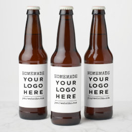 Rótulo Para Garrafa De Cerveja Site Caseiro Seu Logotipo de Negócios Produto