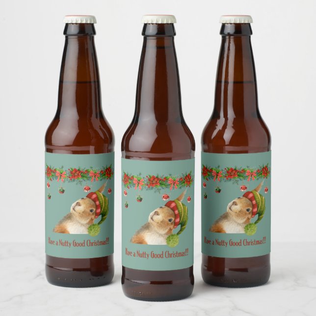 Rótulo Para Garrafa De Cerveja Tenha um bom Natal Feriado (Garrafas)