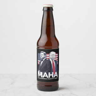 Rótulo Para Garrafa De Cerveja Tornar a América Saudável Novamente