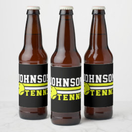 Rótulo Para Garrafa De Cerveja Tribunal Personalizado do Jogo de Bola de NOME do 