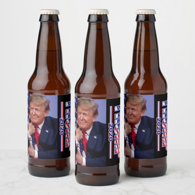 Rótulo Para Garrafa De Cerveja Trump 2020 - Make America Excelente (Garrafas)