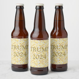 RÓTULO PARA GARRAFA DE CERVEJA TRUMP 2024
