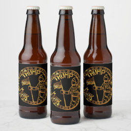 RÓTULO PARA GARRAFA DE CERVEJA TRUMP 2024