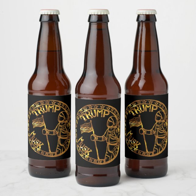 RÓTULO PARA GARRAFA DE CERVEJA TRUMP 2024 (Garrafas)