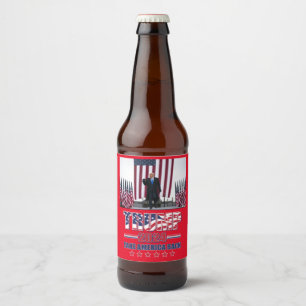 Rótulo Para Garrafa De Cerveja Trump 2024 - Retomar a América