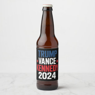Rótulo Para Garrafa De Cerveja Trump Vance Kennedy Presidente Eleição 2024