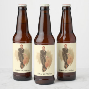 Rótulo Para Garrafa De Cerveja Uriah Heep por Kyd do David Copperfield, de Dicken