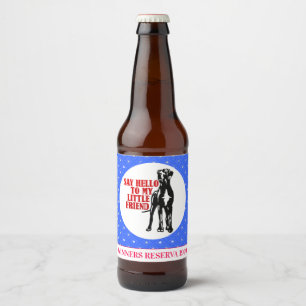 Rótulo Para Garrafa De Cerveja Vencedor Vinho Grande Dane Engraçado