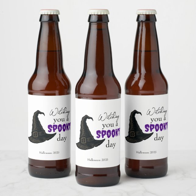 Rótulo Para Garrafa De Cerveja Víblias Testemunhas - Spooky & Na moda | (Garrafas)