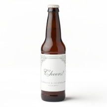 Vintage Muted Green Frame Cheers (Animação da imag